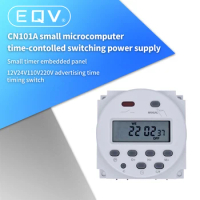 CN101A Timer Switch AC/DC 12V 24V 110V 120V 220V 230V 240V Digital LCD Power Week Mini Programmable Time Switch Relay 8A to 16A