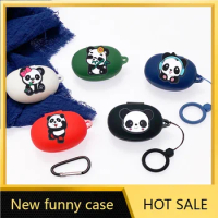 Cute Panda case For Anker soundcore LIFE A2 NC/ LIFE Dot 2 NC Case Cute Silicone Earphones Cover