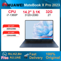 2023 HUAWEI MateBook X Pro Laptop i7-1360P 16/32GB 1/2TB 13th Core Notebook 14.2-inch 3.1k Touch-screen Computer HDR Vivid LTPS