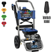 Westinghouse WPX3200e Electric Pressure Washer, 3200 PSI and 1.76 Max GPM, Induction Motor, Onboard Soap Tank,Spray Gun and Wand