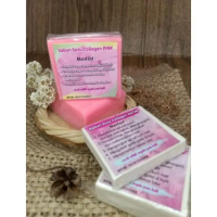 Sabun susu collagen putih pink/sabun susu penghilang flek