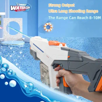 Fully Automatic With Continuous Lighting High-Capacity Toy Guns， Summer Electric Water Gun Pool Outdoor Toys for Kids Adults