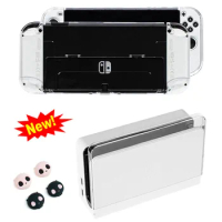 Accessories For Nintendo Switch OLED, Hard Transparent Protective Case Cover Shell For NintendoSwitch OLED Console Dropshipping