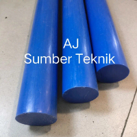 Nylon PE Biru Batangan Diameter 25mm / PE Polyethlene Rod