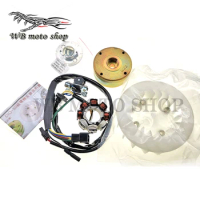 for Honda DIO 50 Dio50 AF18 AF28 lightweight 8 coil racing power generator tuning upgrade stator coil magneto rotor ignition