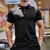 Men Compression Running T-Shirt Fitness Tight Short Sleeve Sport Tshirt Training Tops Jogging Gym Elastic Quick Dry Rashgard