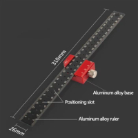 Metal Marking Gauge Versatile Magnetic Line Limit Ruler for Accurate Measurements in Home Renovation &amp; Hardware Projects