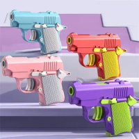 3D Print Mini Pistol 1911 Casual Toy Gun Child Decompression Gravity Radish Small Carrot Pistol Toy Unique Fun
