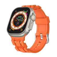 優樂悅~適用新款Apple Watch8代表帶 ultra運動iwatch硅膠表帶 蘋果表帶