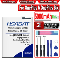 HSABAT 5000mAh BLP657 Battery for OnePlus 6 OnePlus Six 1+ One Plus 6 free tools
