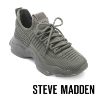 STEVE MADDEN-MAXILLA-R 透氣增高運動休閒鞋-墨綠色