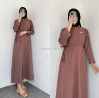 GWENNARA | Dress Yora Wanita Terbaru Bahan Lady Crush Dress Lebaran 2024 Dress Wanita Muslim BB 40-7