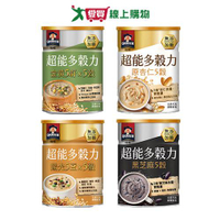 桂格超能多穀力無添加糖系列(原杏仁5穀/金黃5籽5穀/黑芝麻5穀/陽光5豆5穀)(390g/罐)【愛買】