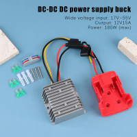 18V đến 12V bước chuyển đổi đổi cho M18 điện thoại xe Pin adapter DC 12V 20A 240W biết sự động Buck 