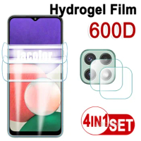4in1 Screen Protection Hydrogel Film For Samsung Galaxy A22 4G A22s 5G A21 A21s Camera Lens Protectors A 21 22s 22 5 G Gel 600D