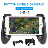 Mobile Controller Mobile Game Controller for Fortnite iPhone/Android 3 in 1 Compatible with pubg Mobile trigger Portable Gamepad