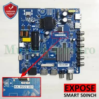 Mainboard TV EXPOSE SMART YOUTUBE 50" SMART TV 50 INCH SMART TV KK.RV22.801