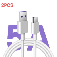5A 120W Fast Charging Cable USB C Charger Wire For Samsung S23 S22 Huawei Xiaomi Quick Fast Charger USB Charger Cable Data Cord