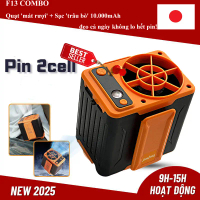 Quạt lưng Tirek F13 - Làm mát 12-48h, sạc dự phòng 10.000mAh, đa năng