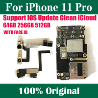 Fully Tested Authentic Motherboard For iPhone 11 Pro 64G/256G Original Mainboard With 128GB Full Function Support Update Plate