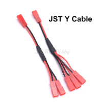 TRX4 ESC Battery JST Male Connector Y Cable for 1/10 RC Crawler Car TRX TRX-4 82046-4