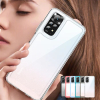 For Redmi Note 12 Pro 4G Case Cover Redmi Note 12 Pro 4G Capas Shockproof Colour Transparent Clear Fundas Redmi Note 12 Pro 4G