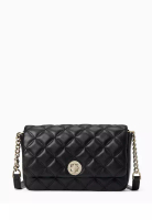Kate Spade Kate Spade Natalia 翻蓋旋鎖斜背包 - 黑色