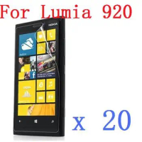 High Clear Screen Protector For Nokia Lumia 920 Clear Crystal Cover Film +Cleaning Cloth X 20 PCS