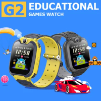 Children Game Watch With 2G SIM Phone Call Puzzle Game Play Music Camera Calculator Support SD Memory Card Kids Smart Clock G2