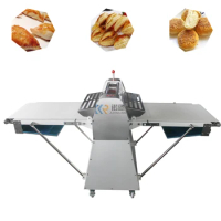 Dough Sheeter Table Top Bakery Machinery Tabletop Automatic Electric Pastry Croissant Dough Sheeter For Home Use Commercial
