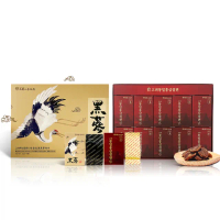 【振興高麗人蔘】蜂蜜黑蔘切片+蜂蜜紅蔘切片禮盒組(滋補元氣組合)
