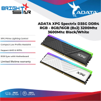 ADATA XPG Spectrix D35G DDR4 RGB (8GB/16GB(8x2)/32GB(16x2) 3200Mhz/3600Mhz - Black / White