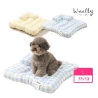 【WOOLLY】奧斯卡寵物涼感睡床-L款(55x50cm/涼感睡墊/睡床)