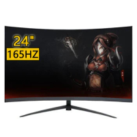 24 inch Curved Monitor Gamer 165hz HD Gaming Monitors PC LCD Monitor for Desktop 144hz Display HDMI Compatible Monitor 1920*1080
