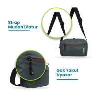 Torch Tas Selempang Bahu Pria Wanita - Travel Pouch Sling Bag Kashiba