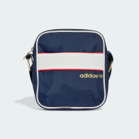 【adidas 愛迪達】側背包 斜背包 小包 運動包 SPORT FESTIVAL OR 深藍 IX6838