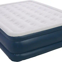 Air mattress Luxury air mattress with built-in pump, heavy duty mattress with self-inflating pump