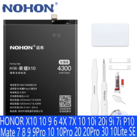 NOHON Battery For Huawei Honor Mate X10 10 9 7 8 P10 P20 20 7X SE 6 4X Plus 7 30 8C P30 V30 20 Lite Pro Replacement Battery