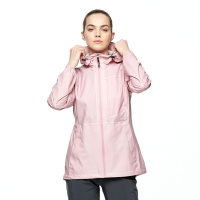 【HAKERS 哈克士】女 2.5L極輕量防水透濕外套(沙粉色)