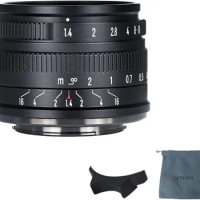 7artisans 35mm F1.4 II MF APS-C Prime Lens For Sony E A6300 A6400 A6500 Fujifx X-T5 Micro 4/3 Canon EOS-M Nikon Z
