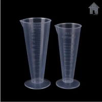 Plastik - Gelas Ukur Gelas Takar / Beaker Model Cawan - Size 50/100ml