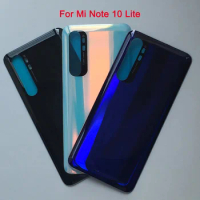 Battery Back Cover For Xiaomi Mi Note 10 Lite Mi Note10 Rear Glass 3D Back Housing Door Case Xiaomi Mi Note 10 Lite Back Cover