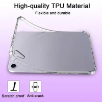 High Quality Clear Protective Case For IPad Mini 6 Durable TPU Case Transparent Back Cover 4 Angle Reinforcement Protection