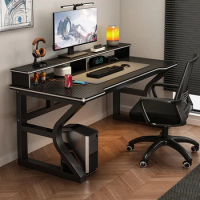 Modern Metal Computer Desks Home Desktop Office Desk and Chair Set Office Furniture Simple Student Writing Desk New Gaming Table