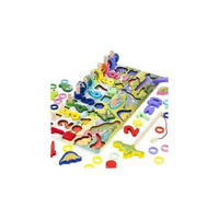 OEM SK-M94 Mainan Edukasi 7in1 Puzzle Kayu Anak Huruf dan Angka Pancing Ikan Montessori Wooden Toys 