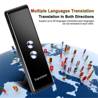 Portable Smart Voice Translator Real Time Multi-Language Speech Interactive Translator 3 in 1 voice Text Bluetooth Translator