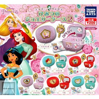 大賀屋 日貨 公主 轉蛋 秘密珠寶盒 扭蛋 小美人魚 灰姑娘 白雪公主 茉莉 迪士尼 Disney 正版 L00010865