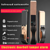 smart home electronic door lock fingerprint remote unlock smart lock Automatic fingerprint lock home security door