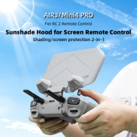 Remote Controller Sun Hood Sunshade Screen Protector Protective Shell Cover for DJI Mini 4 Pro/AIR 3 RC Accessories Set