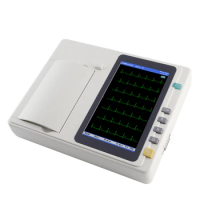 BT-ECG60c hospital touch screen medical portable ekg machine 6 channels veterinary ecg machine price Electrocardiogram machine